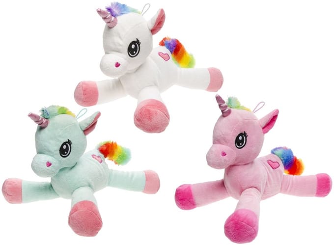 Duckiez Pluche Eenhoorn M Regenboog - 1 stuk