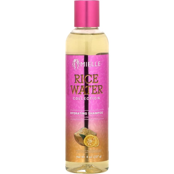 Mielle, Rice Water Collection, Hydrating Shampoo, 8 oz (227 g) pink