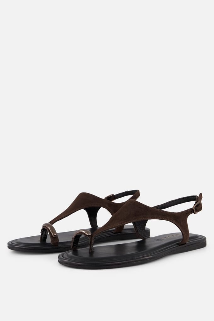 Tamaris Sandalen bruin Leer - Maat 40