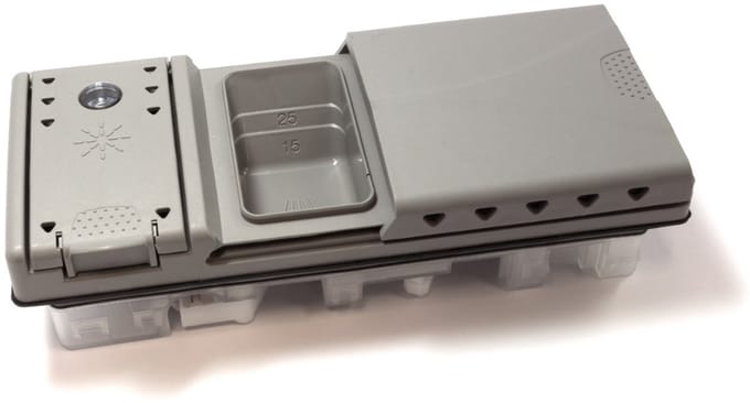 Zeepbak vaatwasser compleet - Geschikt voor Bosch Siemens Candy - met glansmiddelunit - 00490467 / 00265837