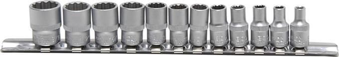 BGS Doppenset twaalfkant 1/4 inches 12 delig