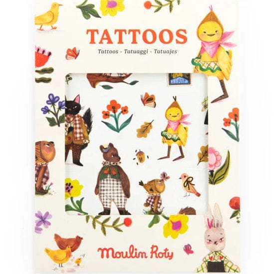 Moulin Roty Les Minouchkas kindertattoo's 3 jr+