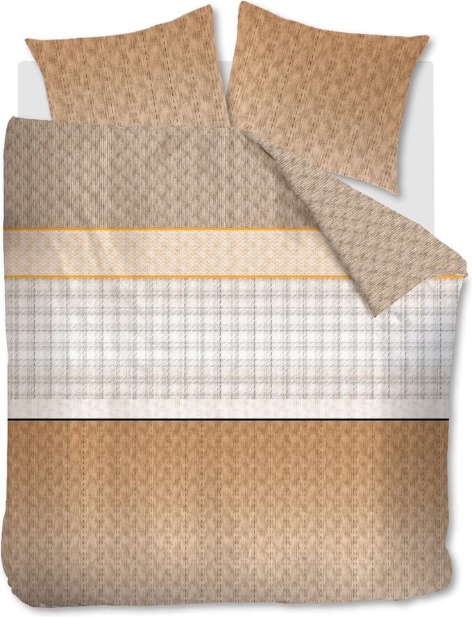 Beddinghouse Dorette Dekbedovertrek - Eenpersoons - 140x200/220 cm - Goud