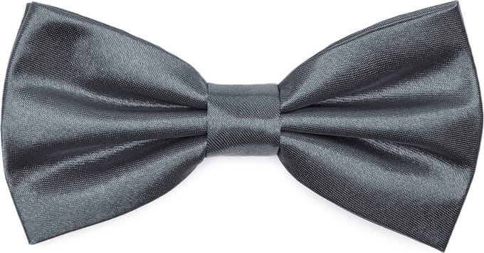 Ladeheid Vlinderdas - Strikjes voor Heren - Lengte: 12 cm, Breedte: 6 cm - Grafiet - LA-EA-BMS