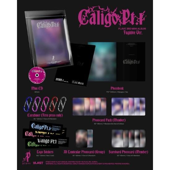 PLAVE 3ème Mini [Caligo Pt.1] (Fugitif Ver.)(mini CD) gray