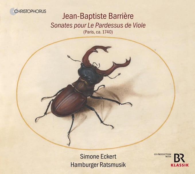 Simone Eckert & Hamburger Ratsmusik - Jean Baptiste Barrière: Sonates Pour Le Pardessus De Viole (CD)