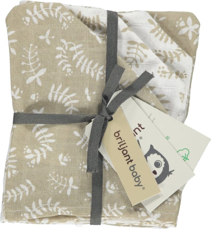 Briljant Washand Botanic Organic Zand 4-Pack
