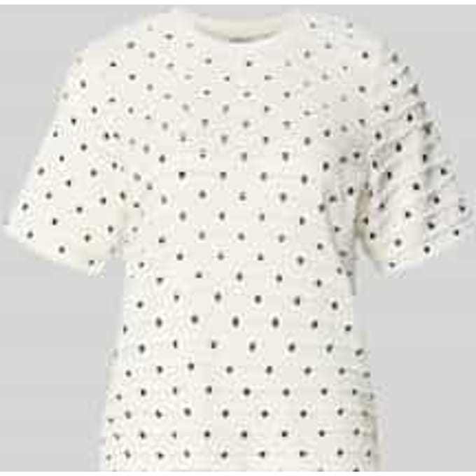 boxy fit t-shirt met all-over motief