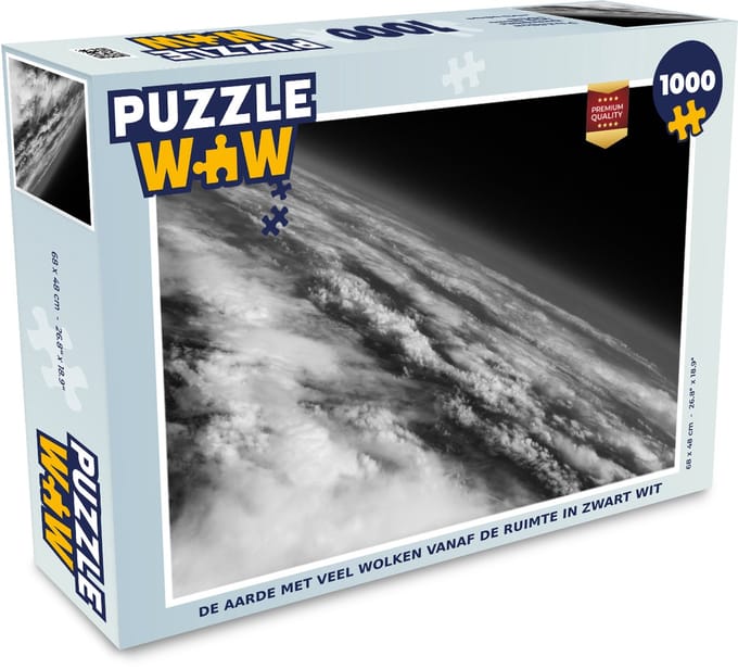 Puzzel Aarde - Wolken - Planeten - Legpuzzel - Puzzel 1000 stukjes volwassenen