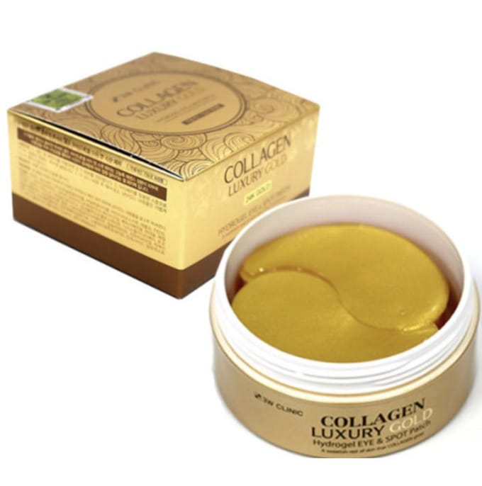3W CLINIC Collagen Luxury Gold Hydrogel Eye & Spot Patch 90g (3 Options) #1pcs beige