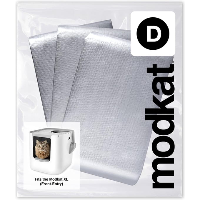 3x Grit-zeil voor Modkat XL Kattenbak (ingang: voorkant)