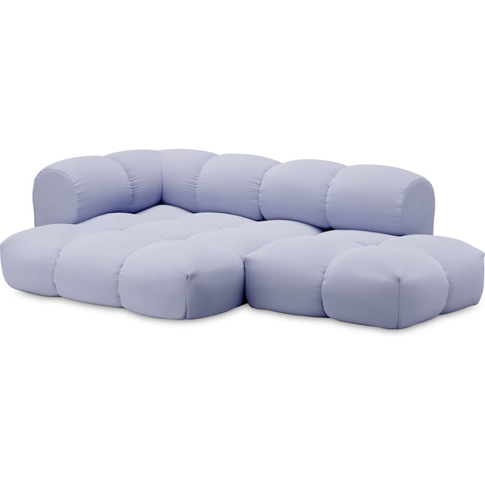Objekte unserer Tage zander Sofa Design 06 links (3--zit) - Vidar 0723 lila blauw