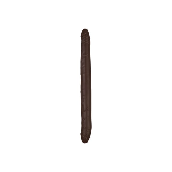 Dr. Skin - Realistische Dubbele Dildo 40 cm - Chocolate