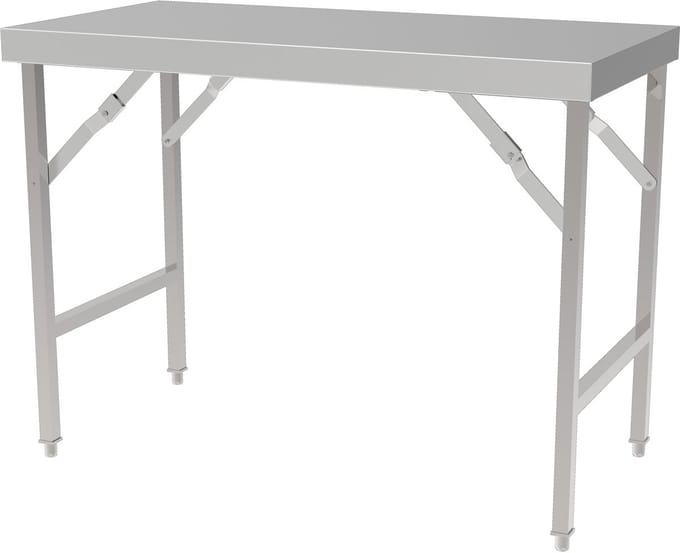 Professionele Inklapbare Werktafel | 120cm breed | RVS | Combisteel | 7490.0005 | Horeca