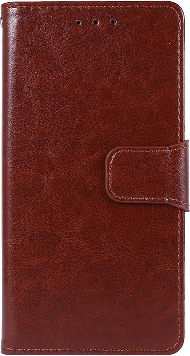 Shop4 - Oppo Reno3 Hoesje - Wallet Case Business Bruin