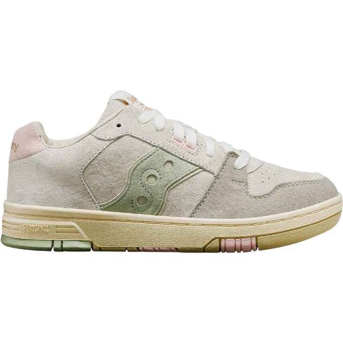 Saucony Lage suède sneakers voor dames (Beige)