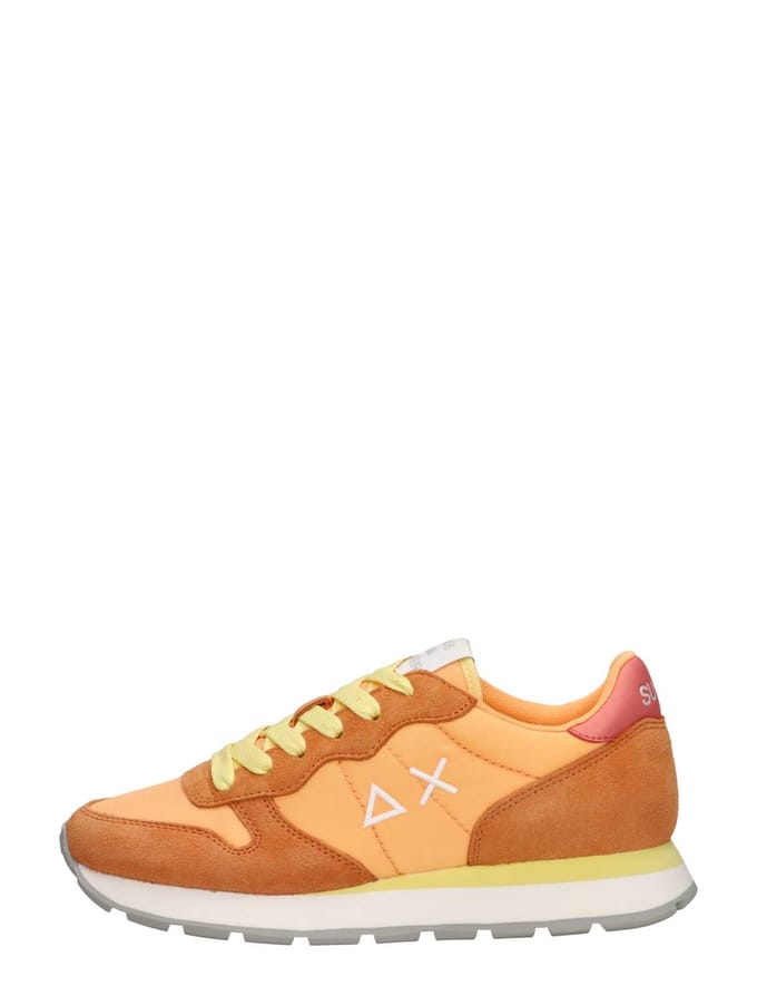 Sun68 Ally Solid Nylon Lage sneakers - Dames - Oranje - Maat 37