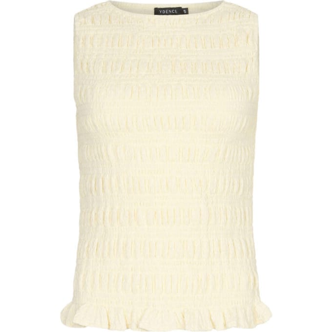 Ydence Top Top Diana Hss2676 Soft Yellow Dames Maat - M