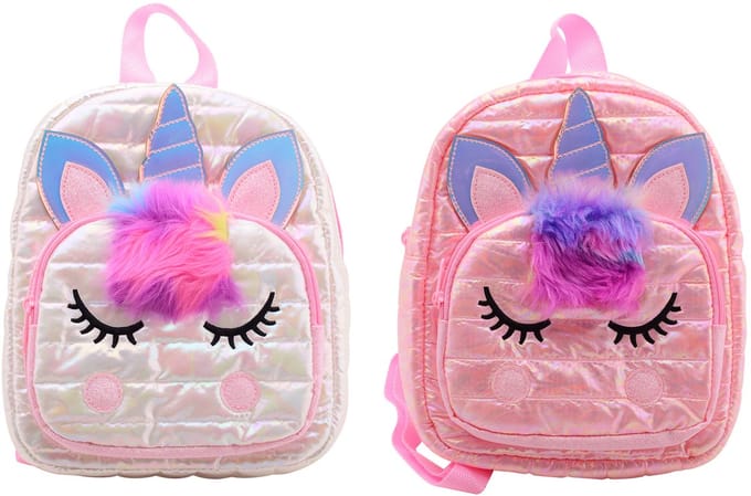 Johntoy eenhoorn rugzak - kinderrugtas unicorn 2 varianten.