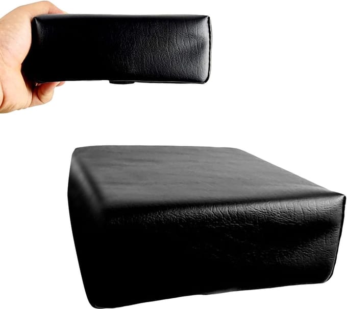 Yogakussen Hoofd - Pilates Kussen - Meditatie Training - Ergonomisch Ontwerp - 25 x 16.5 x 7 cm - Zwart