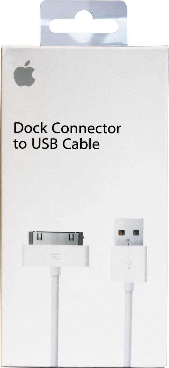 Apple iPhone 4 / 4S - Computer Kabel - MA591G/B - 1 meter - Wit