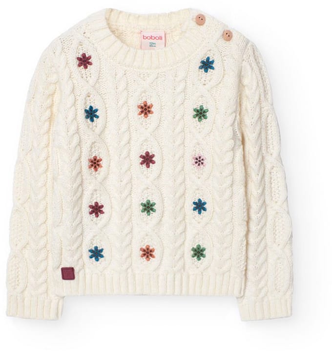 Boboli Knitwear Trui Beige 3 Years Meisje