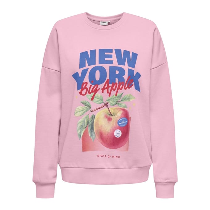 ONLY - ONLELO L/S PRINT BOX CS SWT Dames Trui