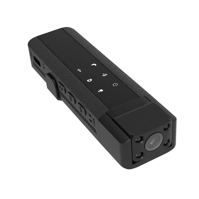 2K Wifi Camera Buitensportcamera Videorecorder Vergadering Geluidsopnamecamera Draagbaar Nacht zwart