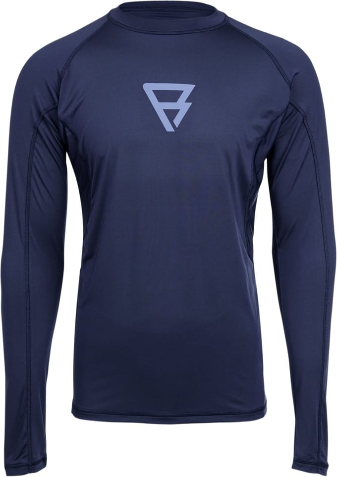 Brunotti - Brushield - Rashguard Indigo Blue - Heren - UV-shirt UPF 50+ - Sneldrogend - S