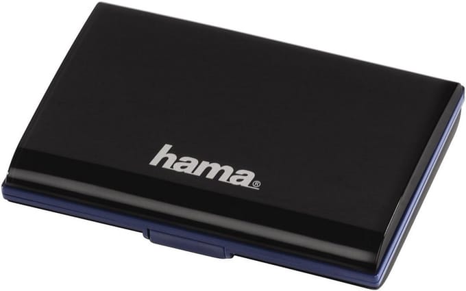 Geheugen Kaart Etui voor 4 CompactFlash Kaarten - Zwart