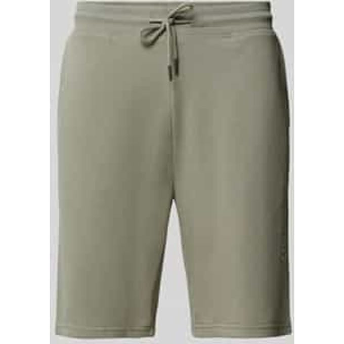 Regular fit sweatshorts van katoenmix