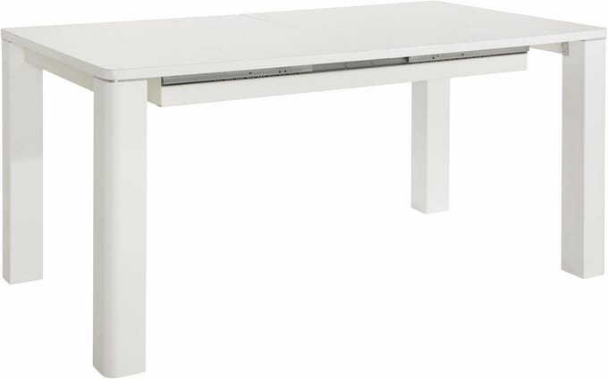 Curt-Eettafel - Verlengbaar - Wit Hoogglans