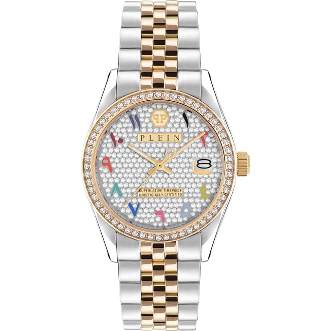 Philipp Plein Date Superlative PW2BA0123 Horloge - Staal - Multi - Ø 38 mm