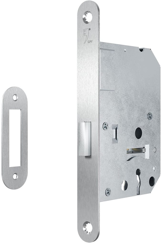 Insteekslot - RVS geborsteld - GPF - GPF0101.09 kastslot klavier BB RVS