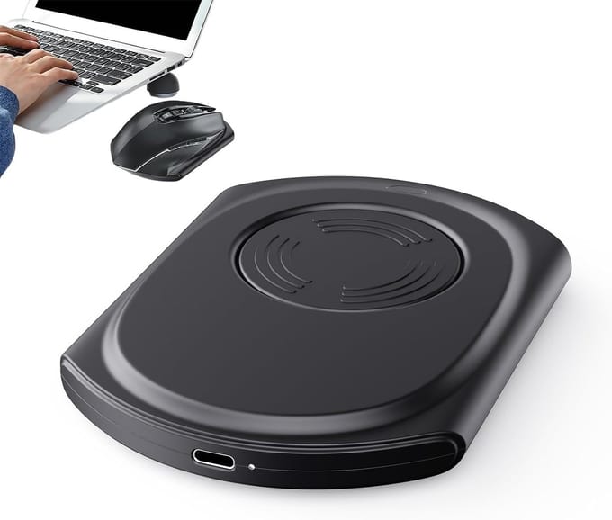 Muisbeweging Simulator - Computer Activator - Computer Wakker Houden - Stille Werking - 07 inch dik - Zwart