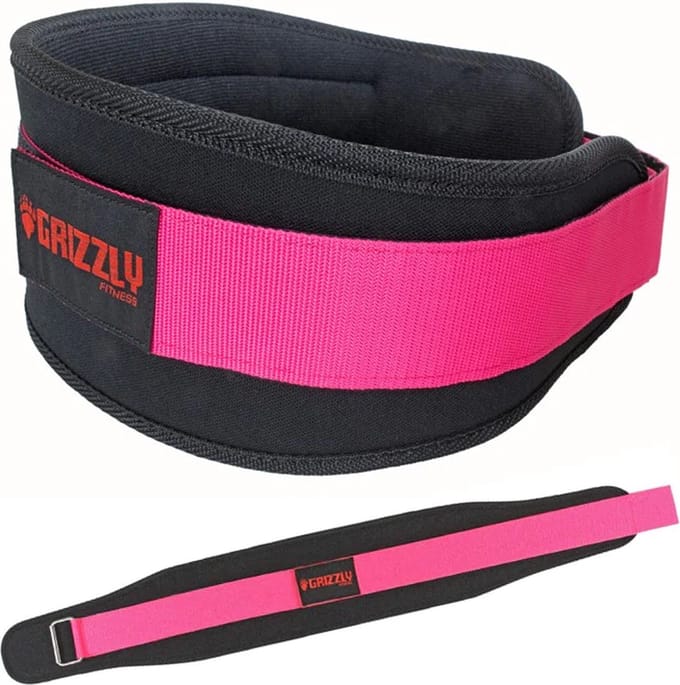 Grizzly Fitness - Soflex Training Belt - Medium - Nylon Riem Dames