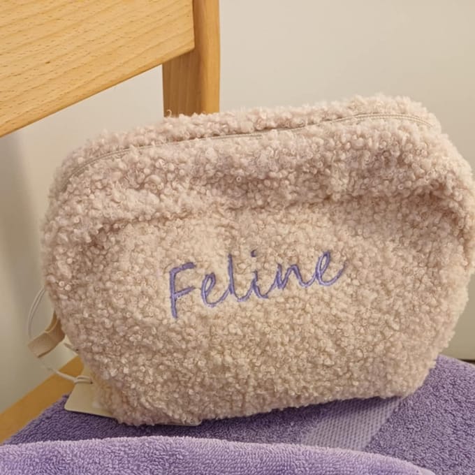Jollein toilettas boucle met naam