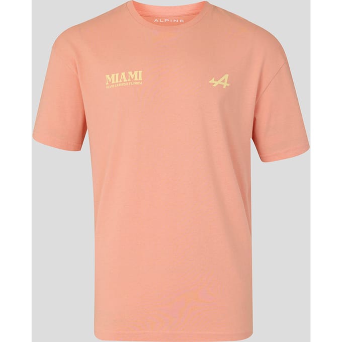 Bwt Alpine Formula One Team Miami Grafisch T-shirt - Unisex
