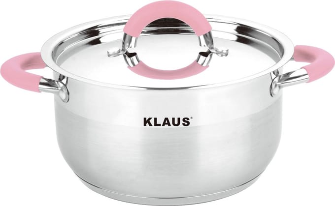 Klaus Pan 24cm-RVS-ROZE