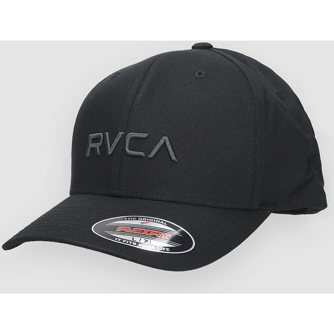 RVCA Flex Fit Cap zwart