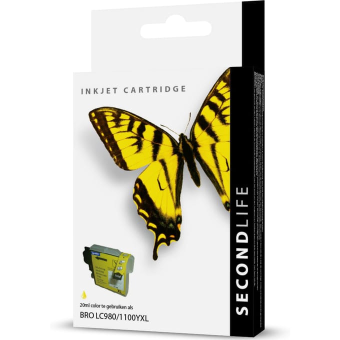 SecondLife - Brother LC 980/1100 Yellow