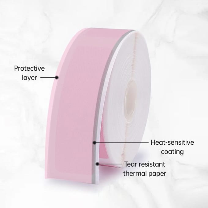 Thermisch Labelpapier voor Labelprinter Barcode Prijs Maat Naam Blanco Labels Waterdicht Scheur 0 geel