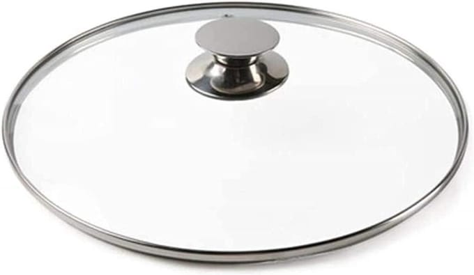 Pan Deksel - Glazen Deksel - Koken - Hittebestendig - 22 cm - Zilver