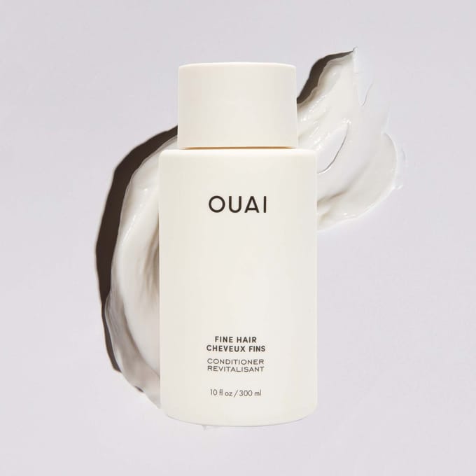 OUAI Fine Shampoo and Conditioner Travel Bundle