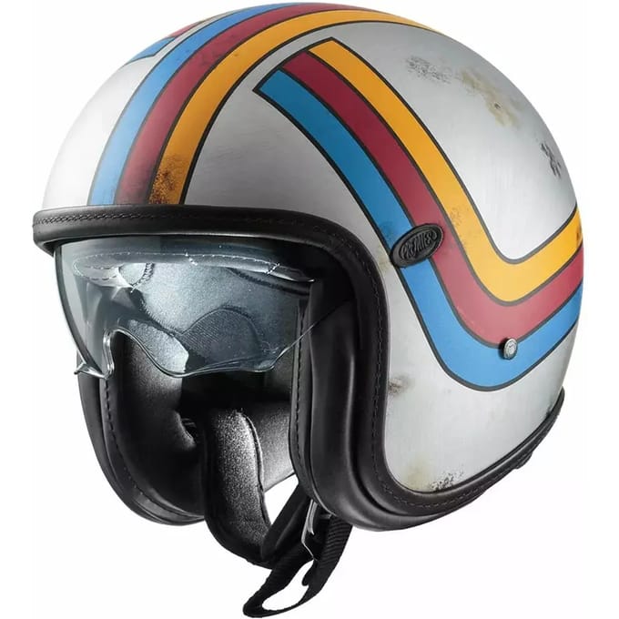 Jet motorhelm Premier Vintage Platinum EX77