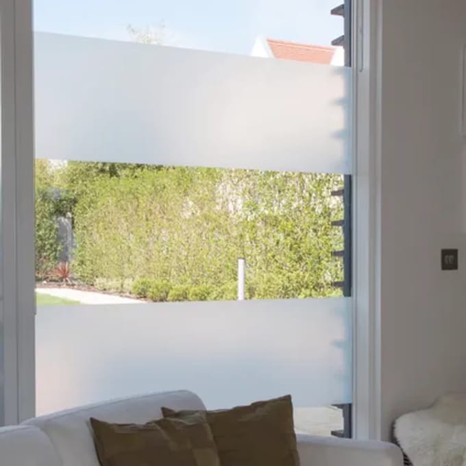Transform Statische Raamfolie - Zandstraal Transparant - 90 X 150 Cm
