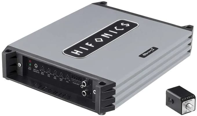 HiFonics MERCURY I v2 | Compacte Monoblok versterker | 750W RMS / 1 ohm Auto versterker incl bass regelaar.