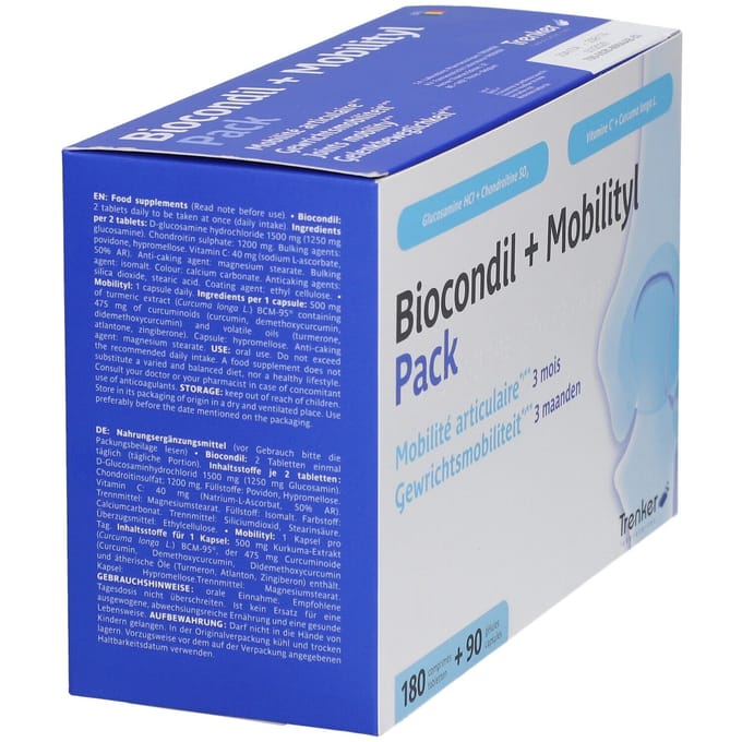 Biocondil + Mobilityl 180 Tabletten 90 Capsules DUO 180+90 Gecomprimeerde tabletten