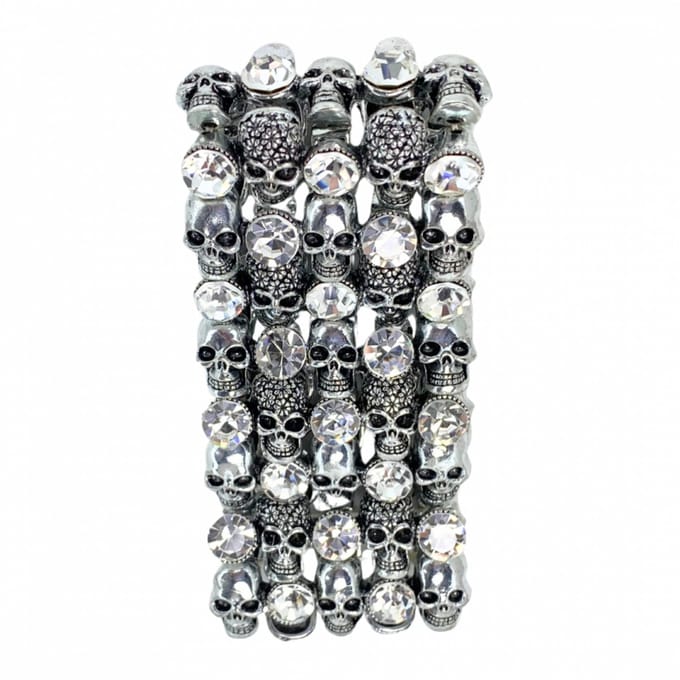 Armband-Doodshoofd stretch - Charme Bijoux
