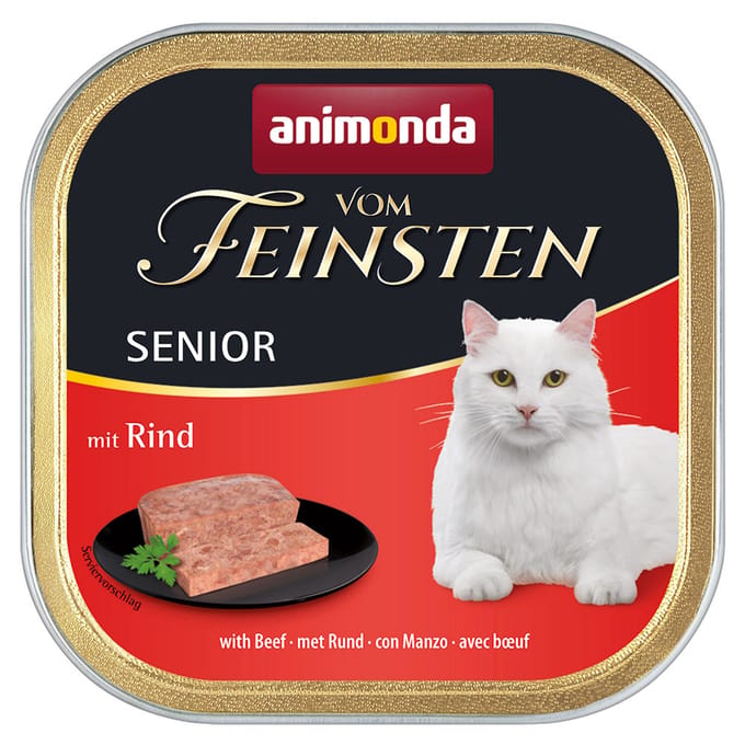 32x100g Senior (3 soorten) animonda Vom Feinsten Kattenvoer